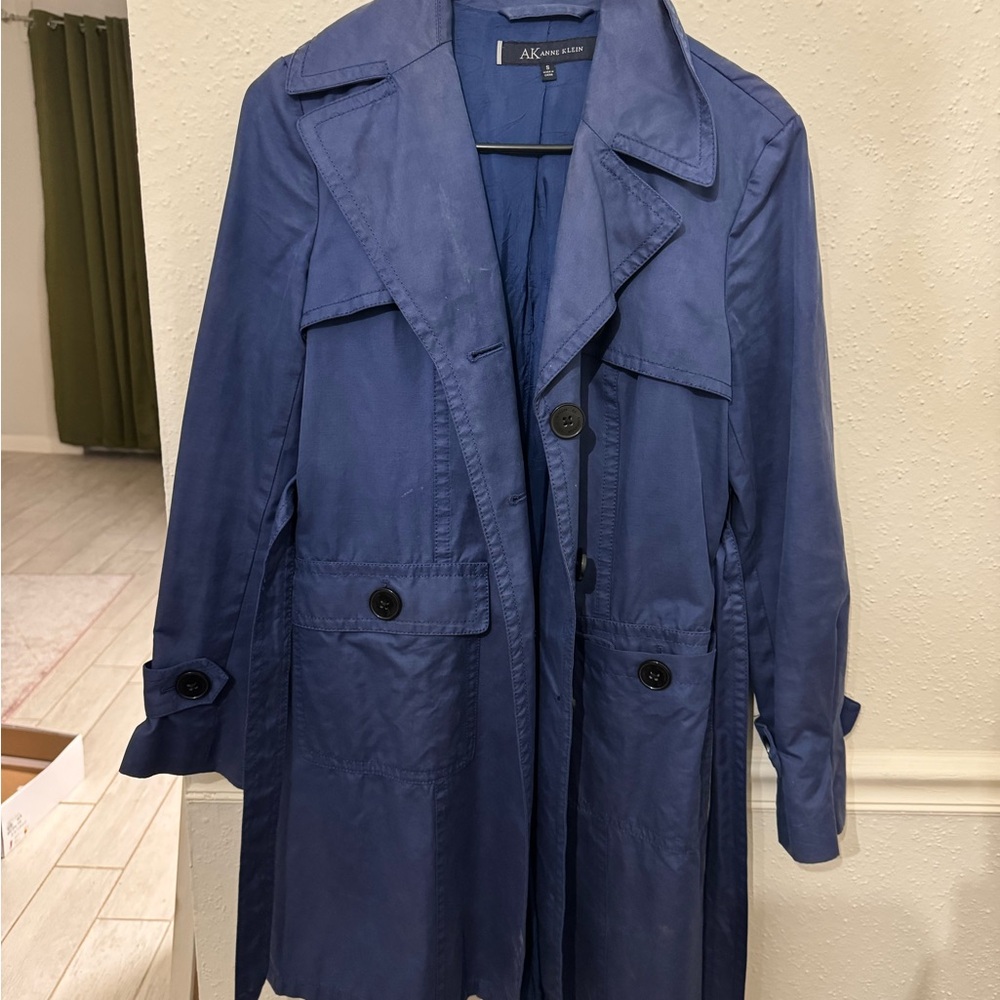 Navy Blue Trench Coat